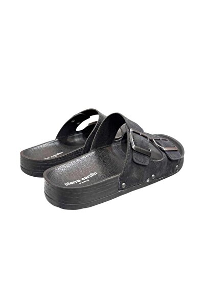 Pierre Cardin Double Banded Anatomical Sole Nubuck Men's Slippers