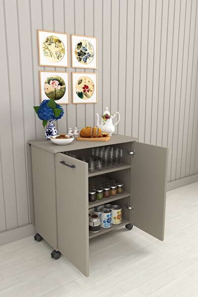 asratrend %100 MDFLAM 105cm Mutfak Adası Yemek Masası Kahve Köşesi MA-01