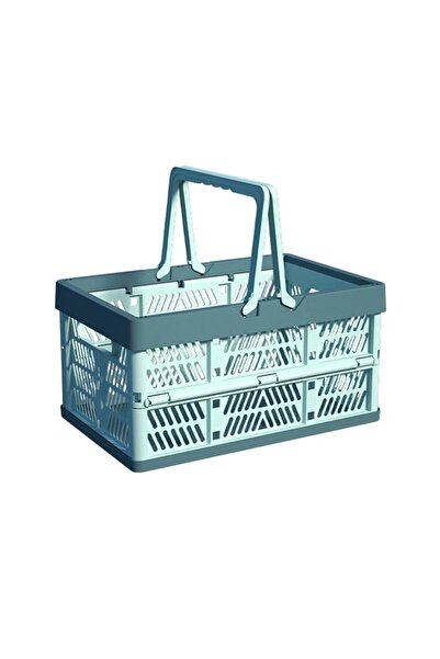 Choice سلة تخزين كبيرة قابلة للطي وقابلة للحمل من قطعة واحدة لتخزين الفواكه و...