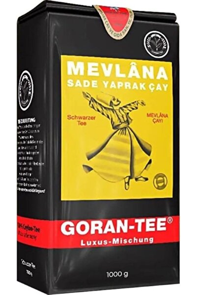 ELİBUROS Mevlana Çay Mevlana Goran Tee Saf Yaprak Cay - 1000g Alman Menşeili