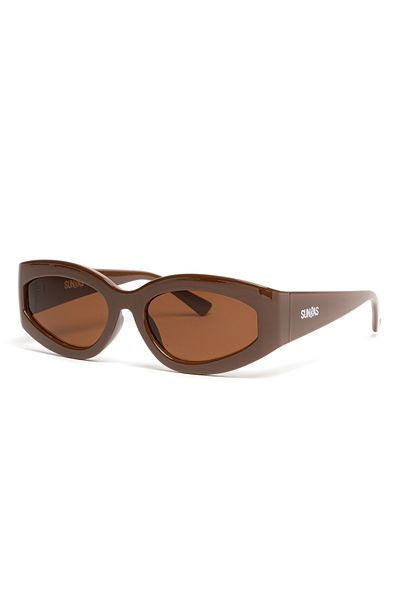 Sunbas Sunglasses Porto Cervo Chocolate Light Brown Women's Sunglasses