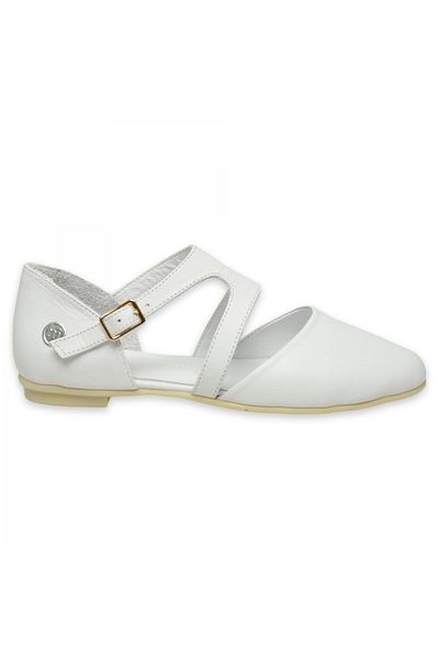 Mammamia D25Ya-885 Daily White Women's Ballerinas