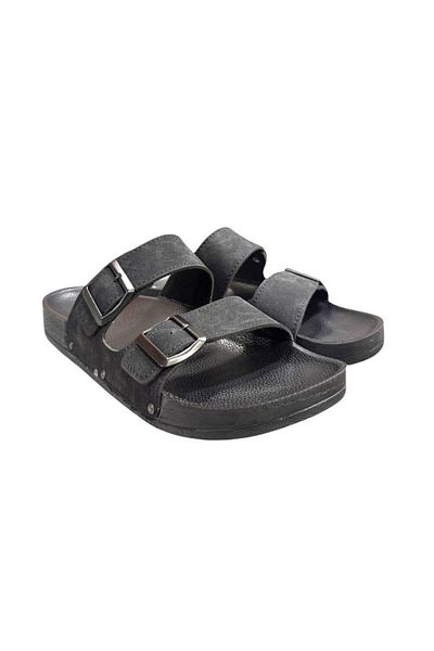 Pierre Cardin Double Banded Anatomical Sole Nubuck Men's Slippers