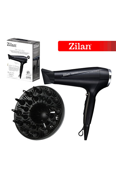 Zilan Fén ZLN9389, 2200 W, 2 rychlosti, 3 teplotní stupně, horký a studený vzduch, černá