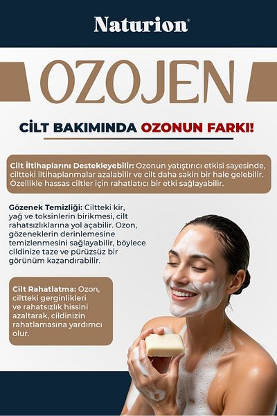 Naturion Natural Soap with Active Ozone & Collagen - 5 Serum Effect - 100/125 Gr.