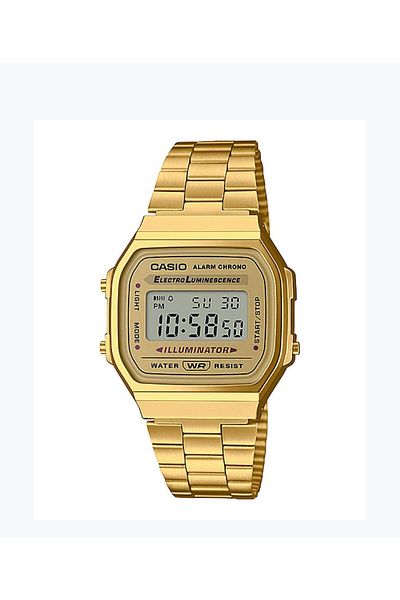 Casio Classic Water Resistant Digital Watch A168WG-9WDF Unisex