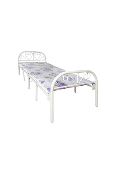 smart home سرير قابل للطي مع مرتبة 2 × 1 متر 2 × 1 متر