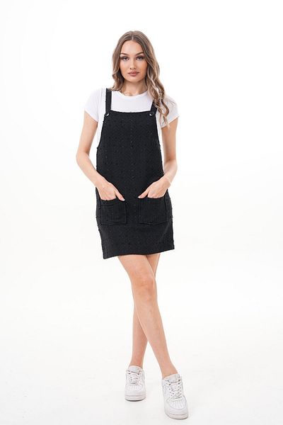 ŞİMAL Women's Mini Tweed Salopet