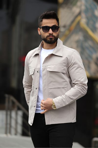 Boymen Ανδρικό μπουφάν Premium εποχιακό μπουφάν χωρίς επένδυση