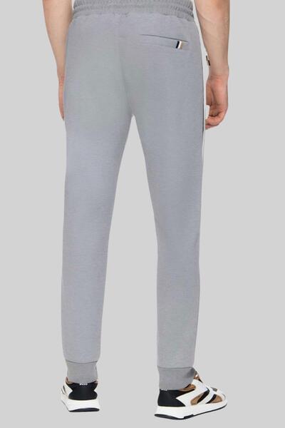 BOSS Regular Fit Pamuklu Jogger Erkek Spor Pantolon Gri