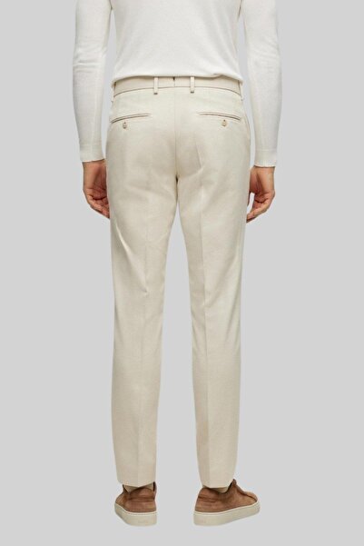 BOSS Slim Fit Erkek Pantolon Krem