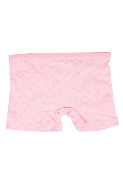bebegen Дівчача рожева жакардова боксерка з серцевим візерунком