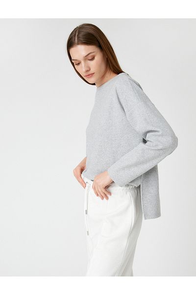 Koton Relax Fit Sweatshirt Long Sleeve