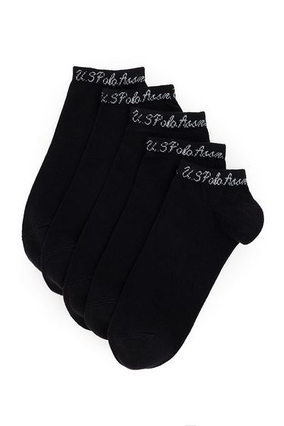 U.S. Polo Assn. Women's Black Socks 50295771 -Vr046
