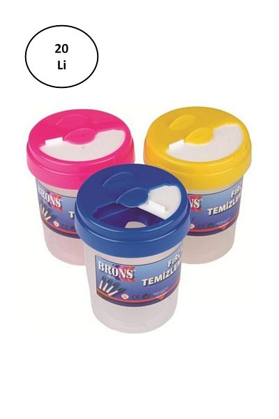Toptan Bulurum 20 Pieces Brons Brush Water Cleaning Bowl