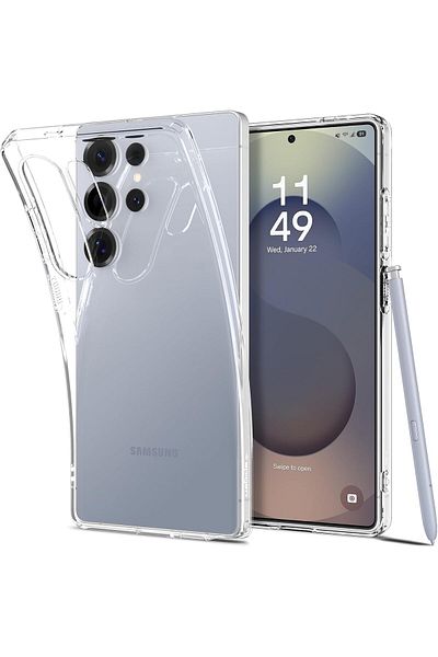 Spigen Spigen Liquid Crystal designed for Samsung Galaxy S25 ULTRA case cover (2025) - Crystal Clear