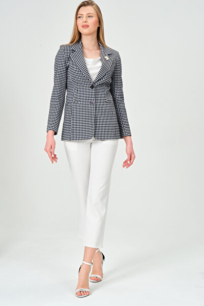 Shahiqa Pötikare Desenli Blazer Ceket