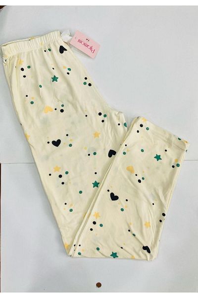 Pijamoni Milan Patterned Single Bottom Women's Pajama Set