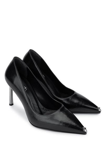 Tamer Tanca Women's Vegan Black Heeled Shoes