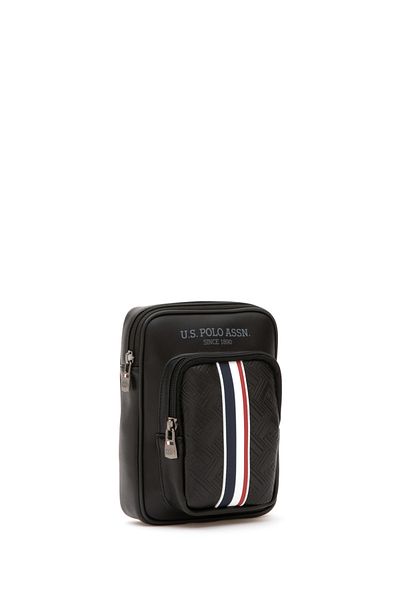 U.S. Polo Assn. حقيبة رجالية سوداء 50312671-VR046