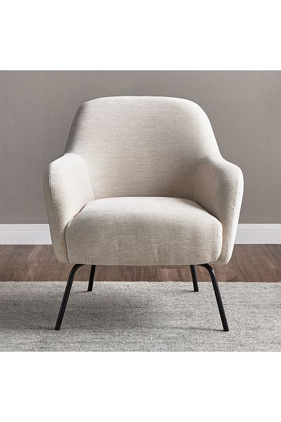 soufa dibaj Chair|Velvet Chair Suitable For The Living Room, Office And Bedroom 73x82x75 cm - Beige