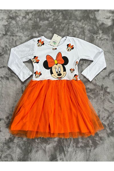 NEWKİDS 4-8 Years Old Skirt Tulle Girl's Dress