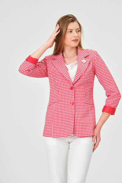 Shahiqa Pötikare Desenli Blazer Ceket
