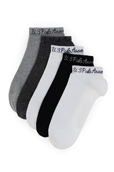U.S. Polo Assn. Women's Gray Melange Socks 50295771-VR086