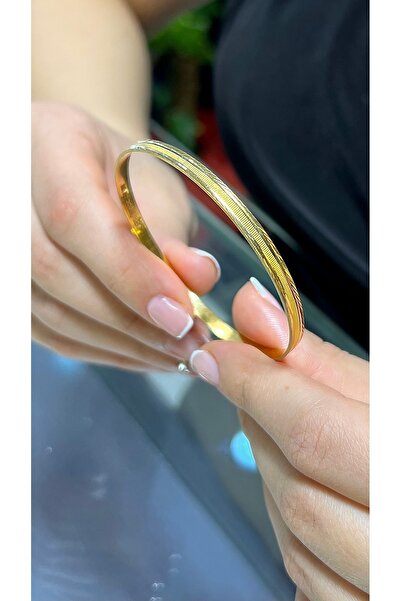 12 gr (GRAM) Başak Tırtıklı Kibrit Çöpü Bilezik Yatırımlık Işçiliksiz 22 Ayar Altın