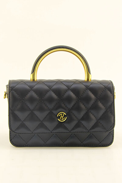 HNB Жіноча чорна капюшонна сумка з подвійними ручками