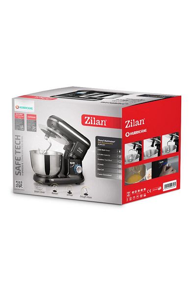 Zilan Hurricane Zilan ZLN-3185 multi-mixer, black 6 speeds + pulse, 4.5L., 1000W,