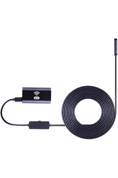 fulina WiFi Endoscope Detection Camera,Adjustable LED Lights,Waterproof 30fps,2 Meters of Cord,2MP 8mm