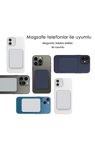 SWORD Magsafe Powerbank 4200mAh 15W Hızlı Şarj İnce ve Hafif iPhone ve Android Uyumlu