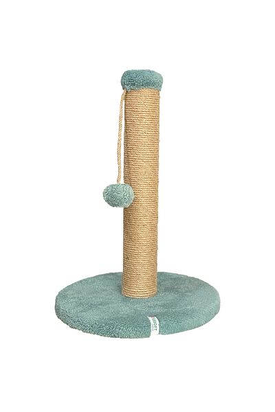 Nursoft 52 cm Cat Scratching Post - Round and Pompom Cat Scratching Post