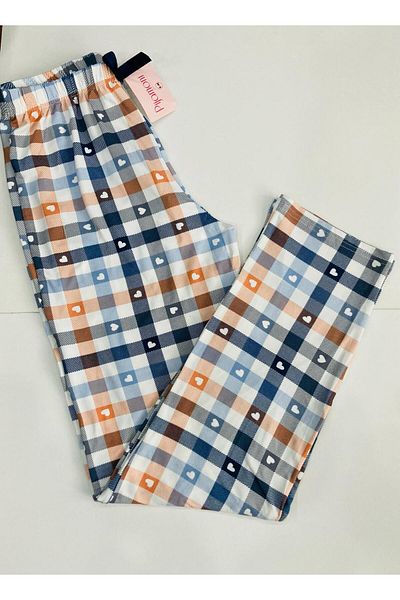 Pijamoni Milan Patterned Single Bottom Women's Pajama Set