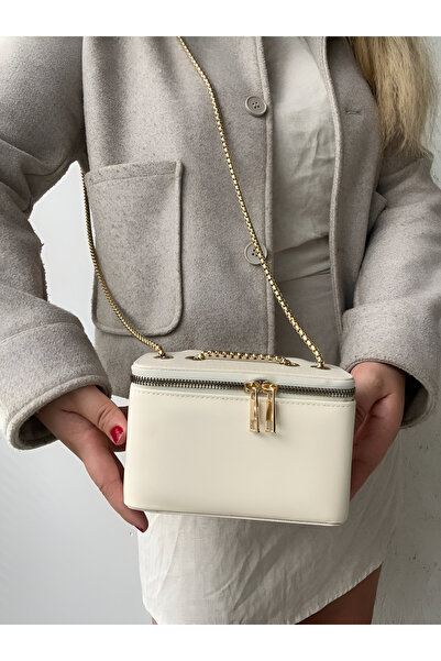 Daj Company Gold Zincir Saplı Kutu Model El Ve Omuz Çanta