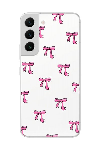 Dali Design Samsung Galaxy S22+ Compatible Transparent Case with Ribbon 3 Des...