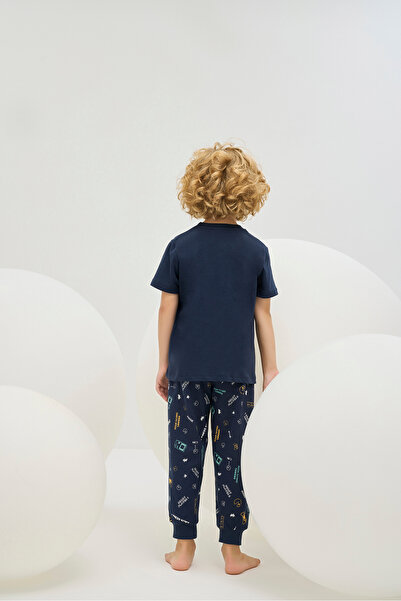 ZEYZEY Men's Printed Pajama Suit