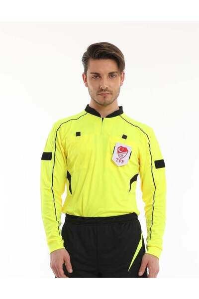 K18moda Kural18 KISA KOL Sarı Aday ve İl Hakem Forması, K0103-L