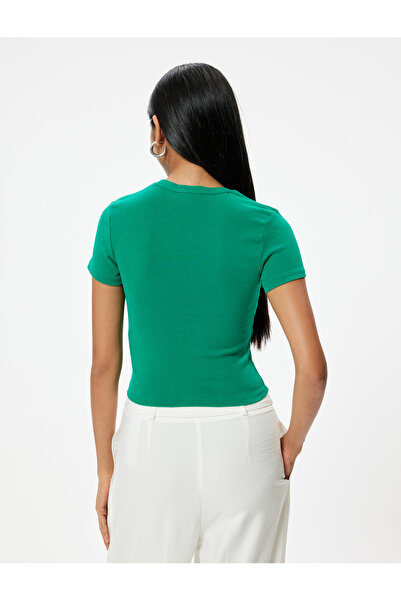 Koton Basic T-Shirt Short Sleeve Crew Neck