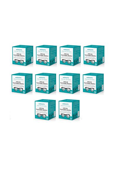 Watsons Glasses Phone Helmet Cleaning Wipes X 10 Box 520 Pieces