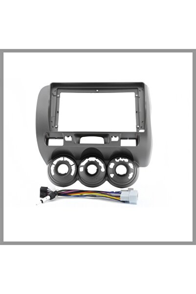Honda Jazz / Cıty 2002-2008 9" Füme Androıd Multimedya Çerçevesi - Soket
