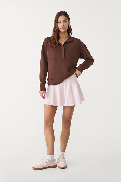 Stradivarius Soft, Zippered Sweatshirt