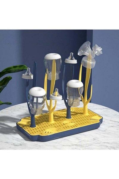 COOYA Baby Bottle Drying Rack, Detachable Cleaning Drainer Holder for Bottles, Teats, Cups