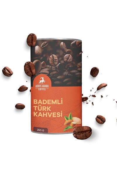 Addis Ababa Coffee 250 gr Turkish Coffee with Almond and Flavor