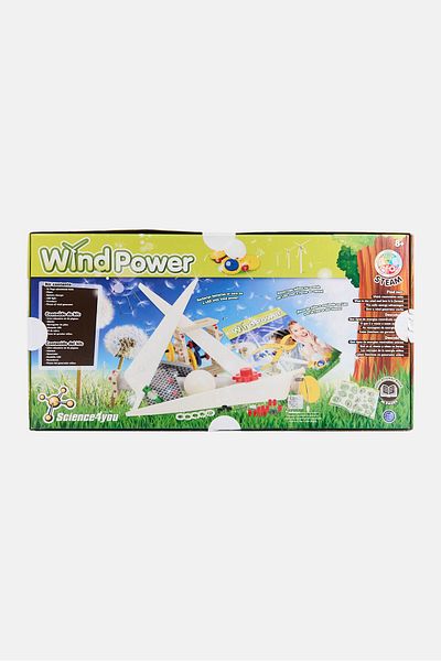 Science 4 You Wind Power Eco Science Toy, Green Combo