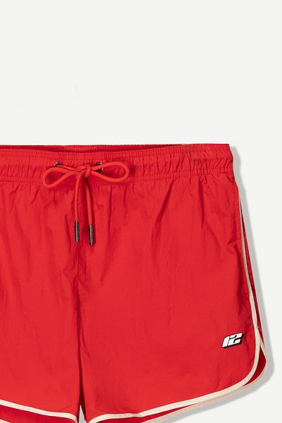 Bershka Short swimming trunks with trim