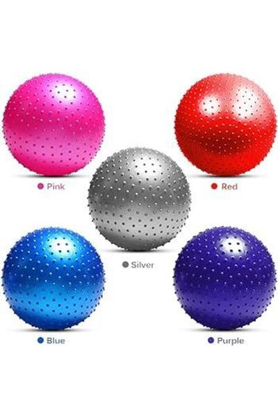 FİZYOMALZEME 55 CM DİKENLİ PİLATES TOPU FİZYOMALZEMELERİ