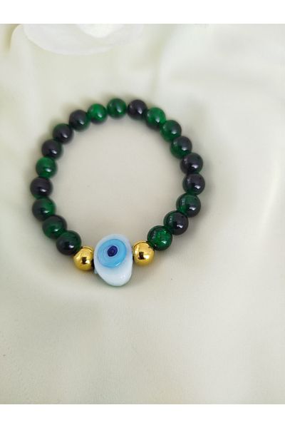 İPAR AKSESUAR Evil Eye Beaded Glass Bracelet