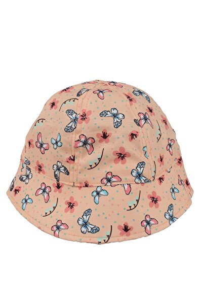 bebegen Дівчача капелюшок з жовтим метеликом і квітковим візерунком, 1-3 роки